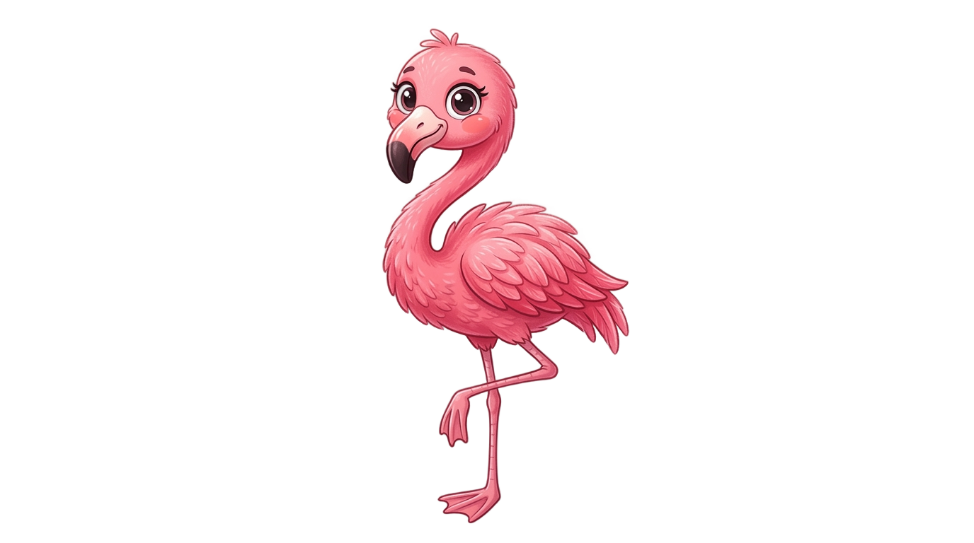 cute flamingo clipart png PNG transparent background