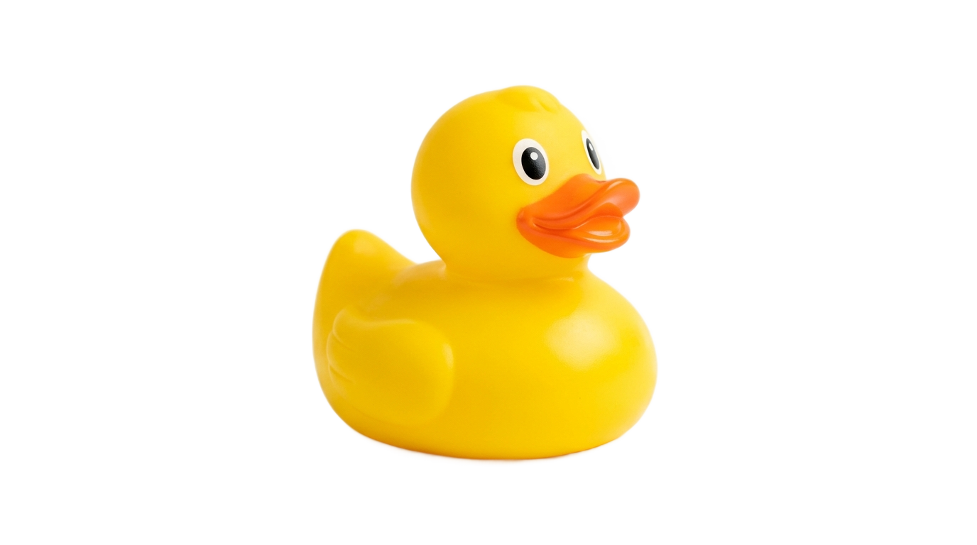 cartoon rubber duck png PNG transparent background