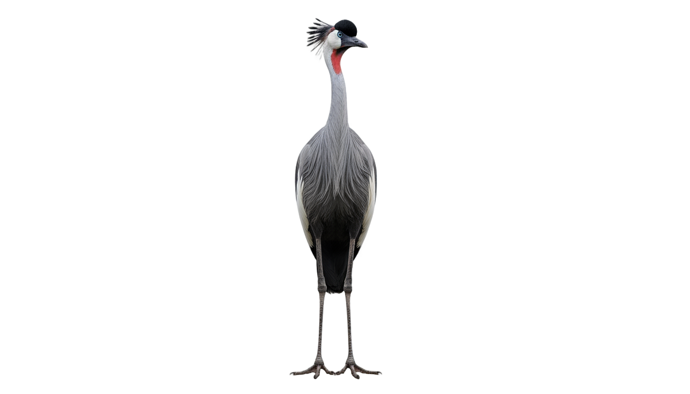 secretary bird png PNG transparent background