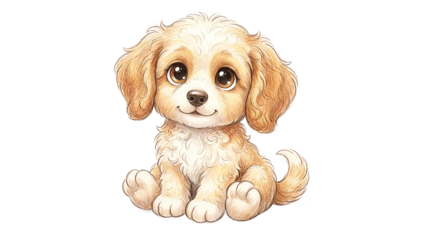 puppy illustration png PNG transparent background