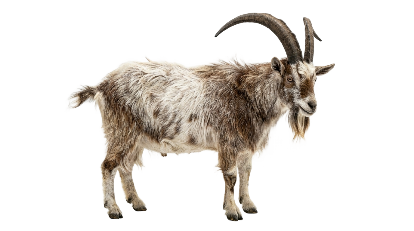 male goat png PNG transparent background