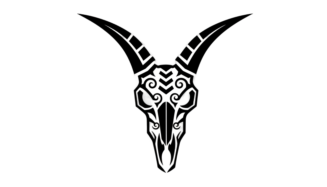 slipknot goat logo png PNG transparent background