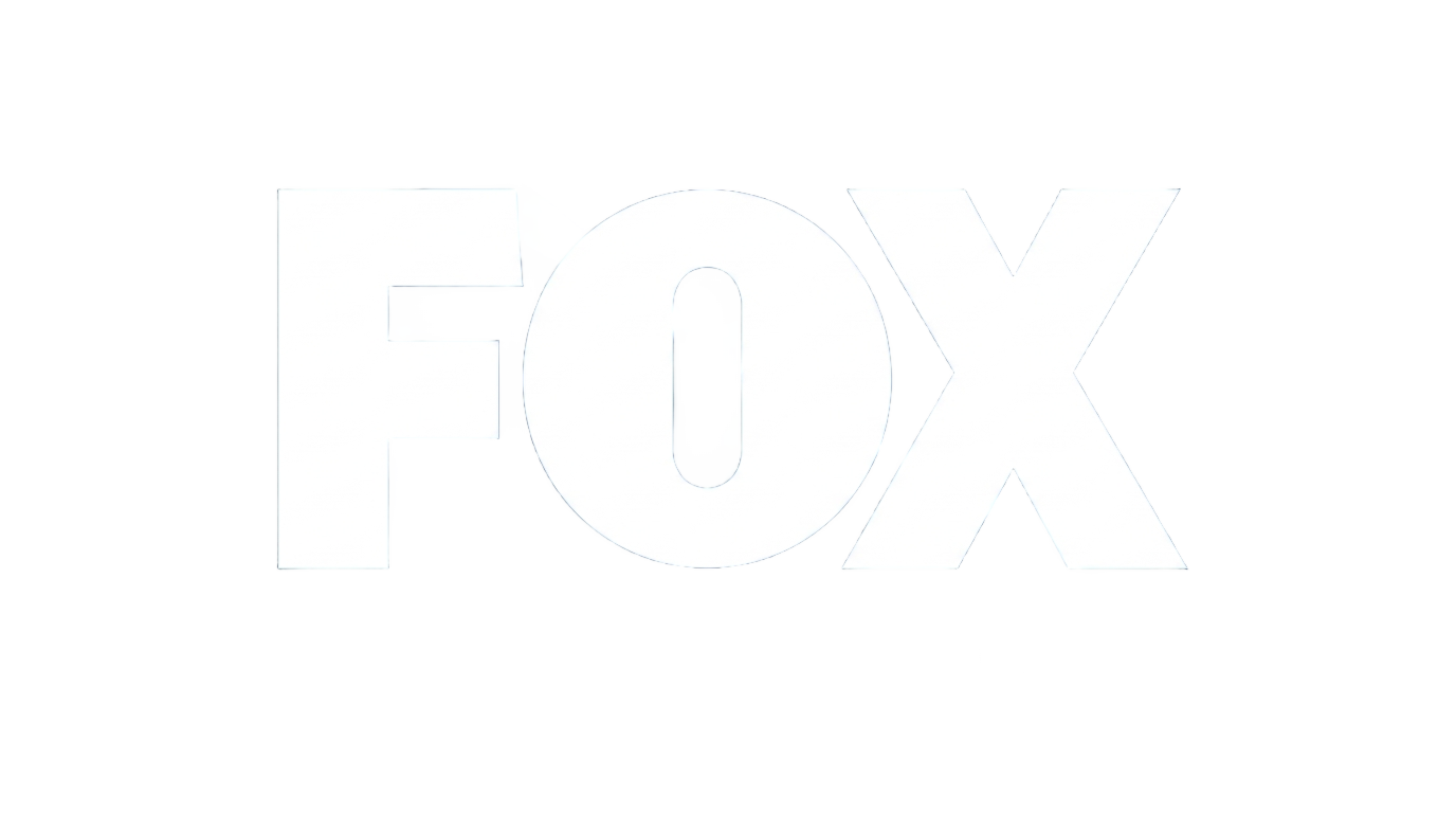 fox news logo white png PNG transparent background