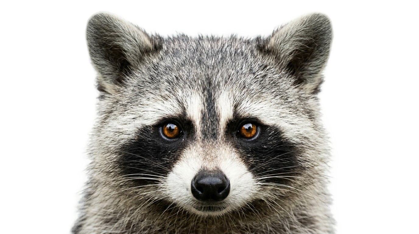 raccoon face png PNG transparent background