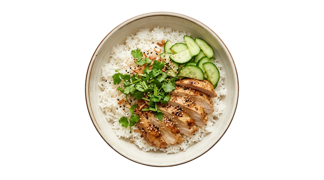 chicken rice bowl png PNG transparent background