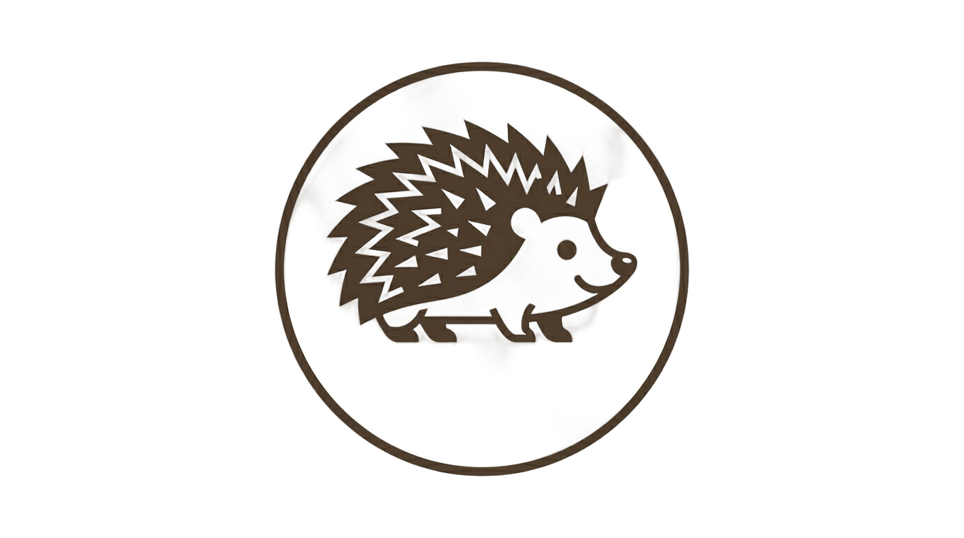 hedgehog logo png PNG transparent background