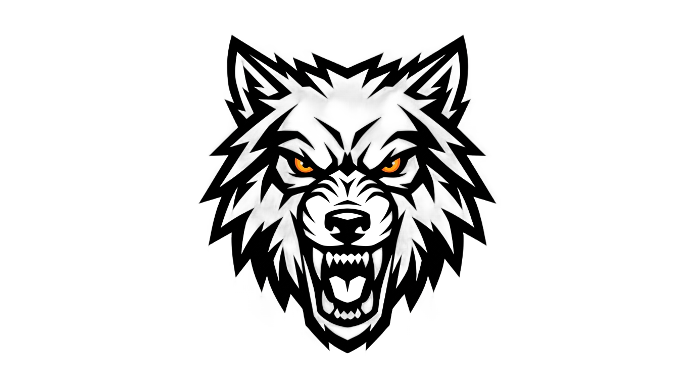 big bad wolf logo png PNG transparent background
