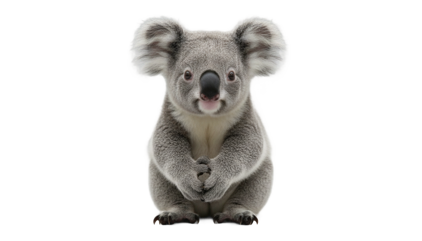 cute koala png PNG transparent background