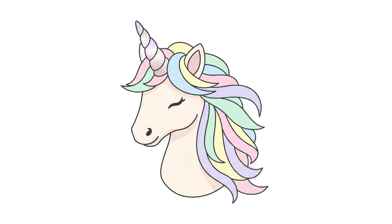 unicorn icon png PNG transparent background