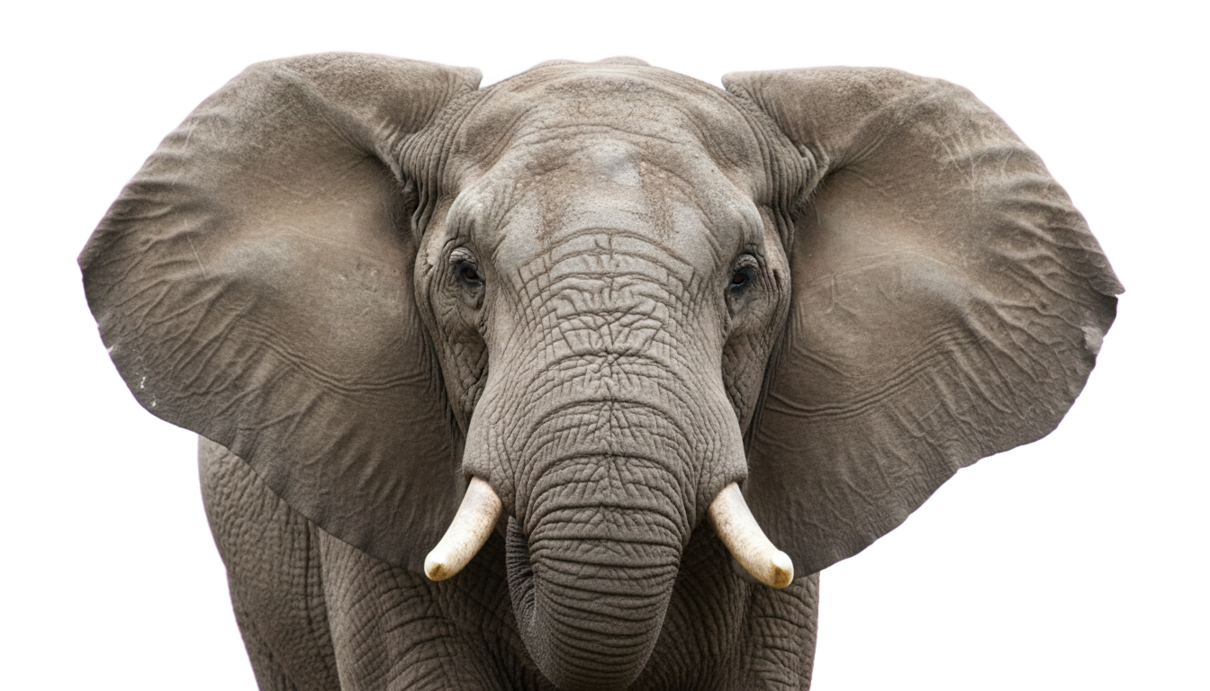 elephant face png PNG transparent background