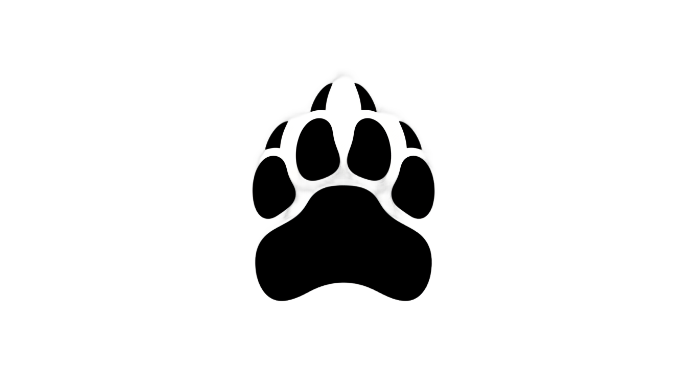 bear paw logo png PNG transparent background