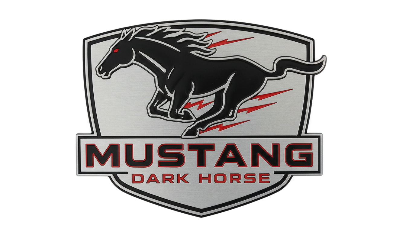 mustang dark horse logo png PNG transparent background