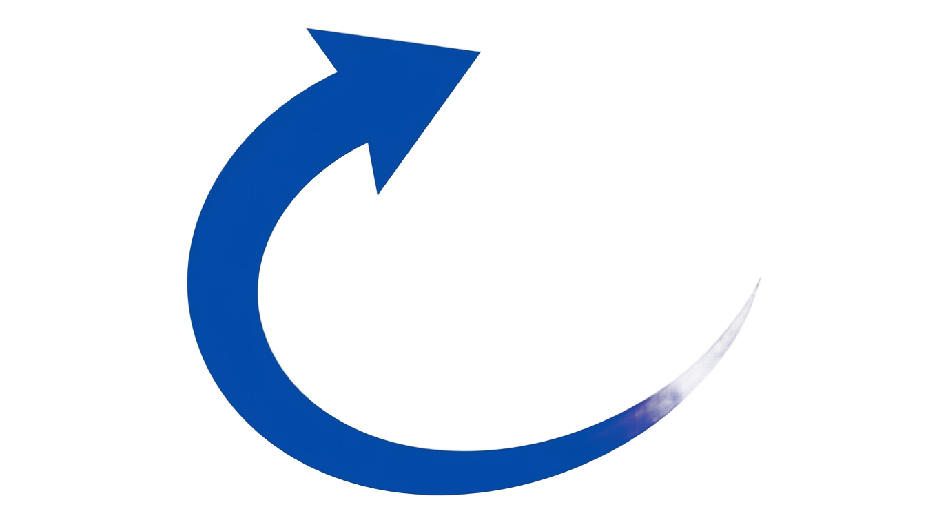 curved arrow symbol png PNG transparent background