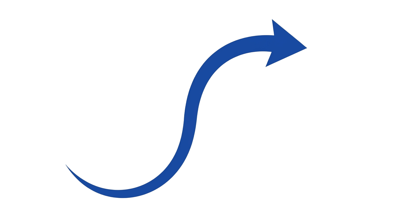 long curved arrow png PNG transparent background