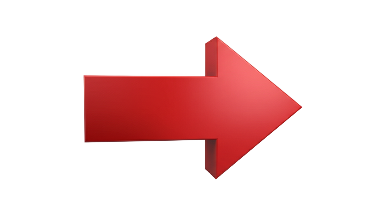 big red arrow png PNG transparent background