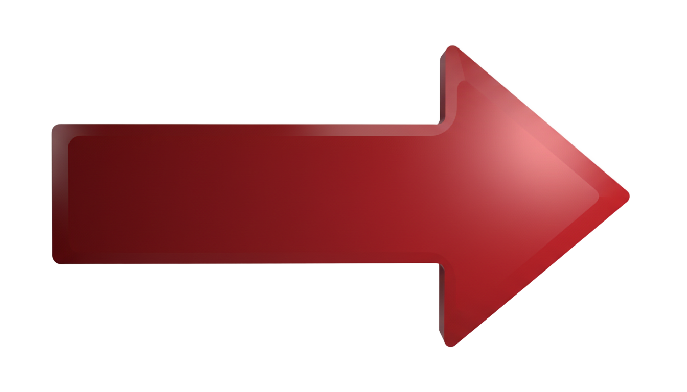 big red arrow png PNG transparent background