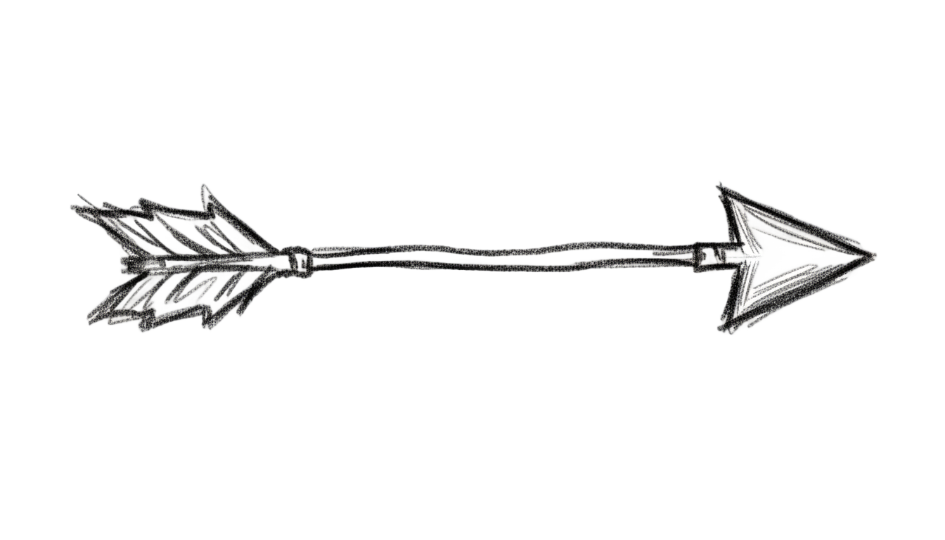 hand drawn arrow png PNG transparent background