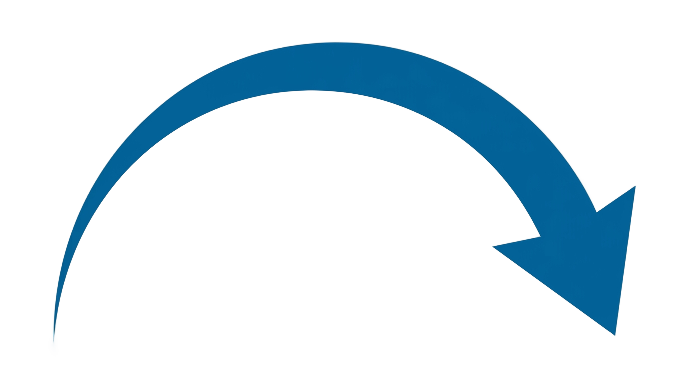 curved arrow symbol png PNG transparent background