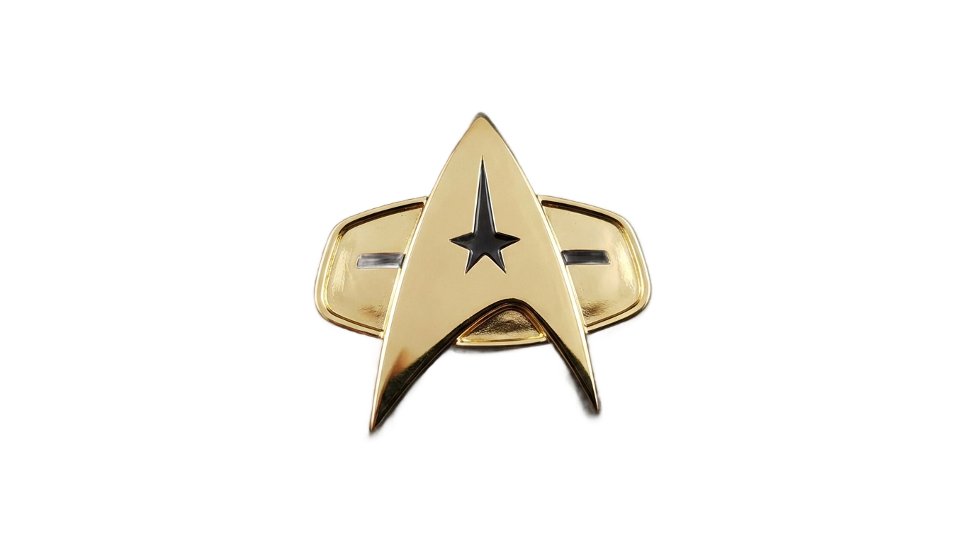 star trek communicator badge png PNG transparent background