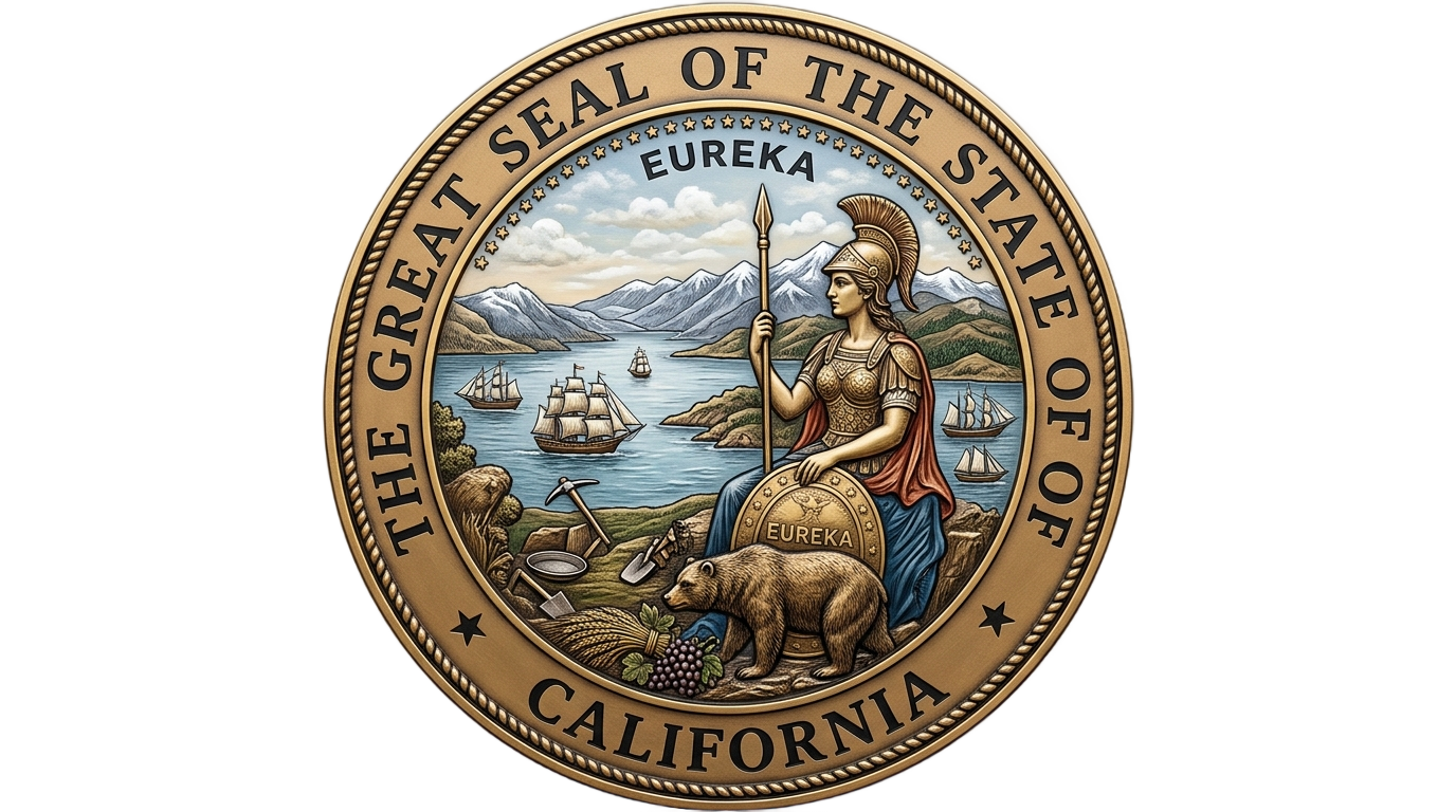 california state seal png PNG transparent background