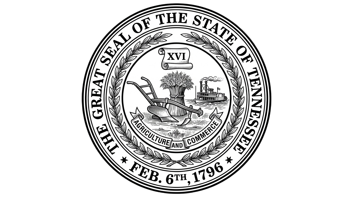 tennessee state seal png PNG transparent background