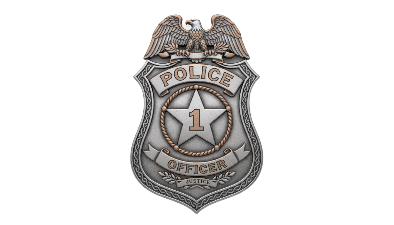 police officer badge png PNG transparent background