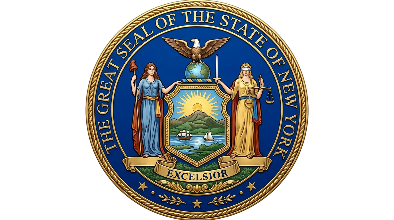 new york state seal png PNG transparent background