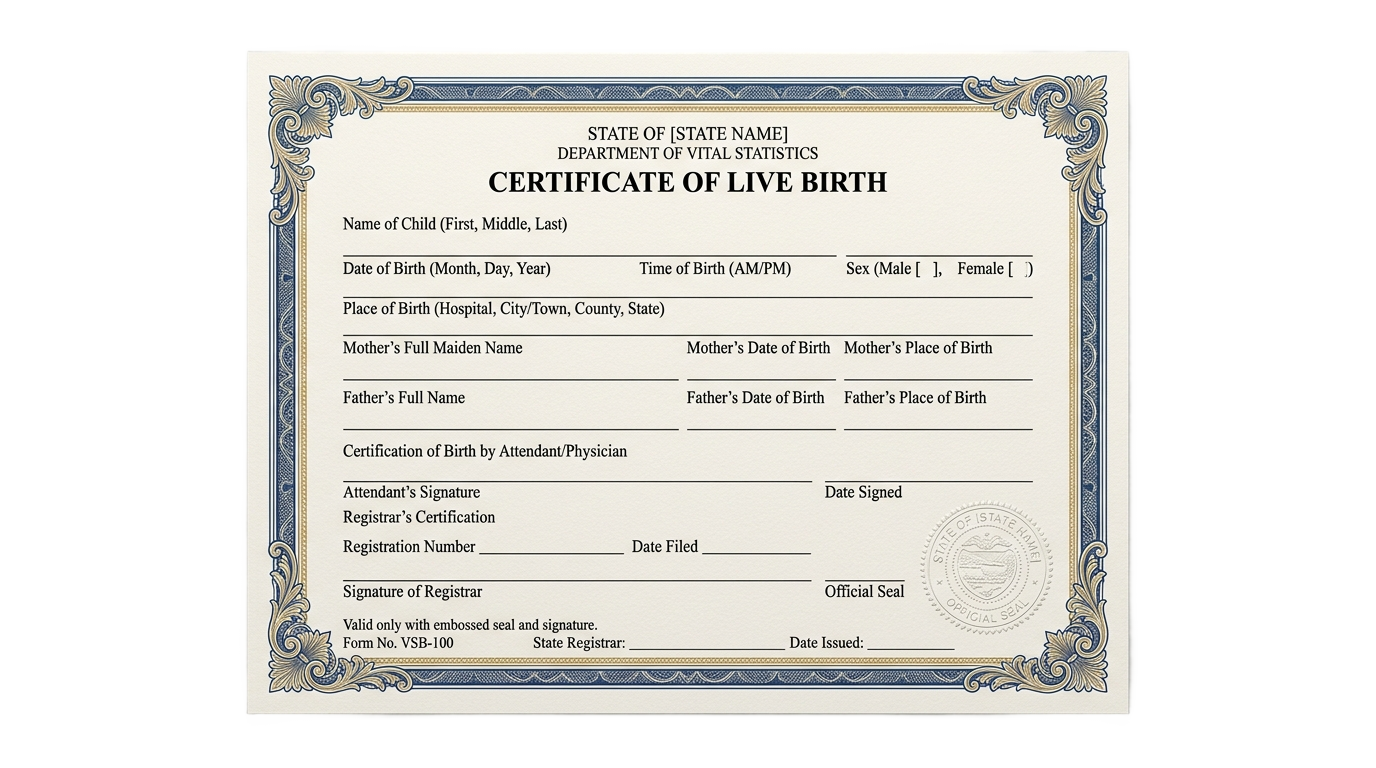 png birth certificate form PNG transparent background