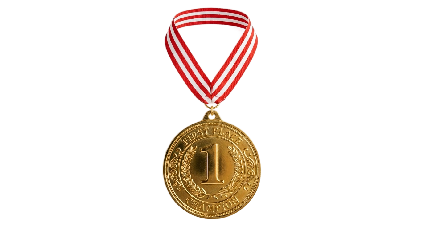 number 1 medal png PNG transparent background