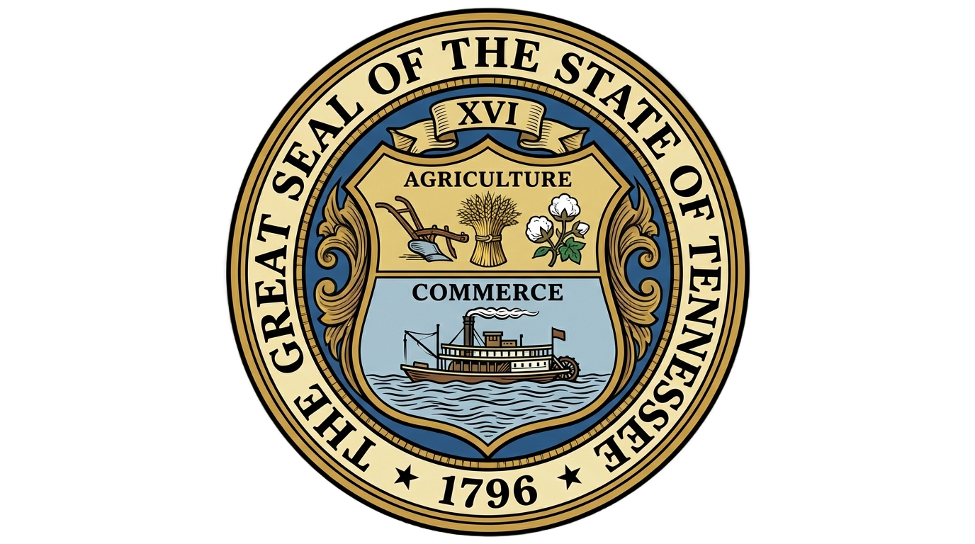 tennessee state seal png PNG transparent background