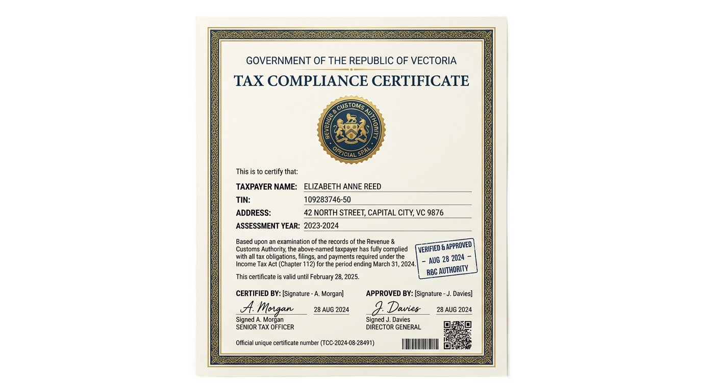 tax clearance certificate png PNG transparent background