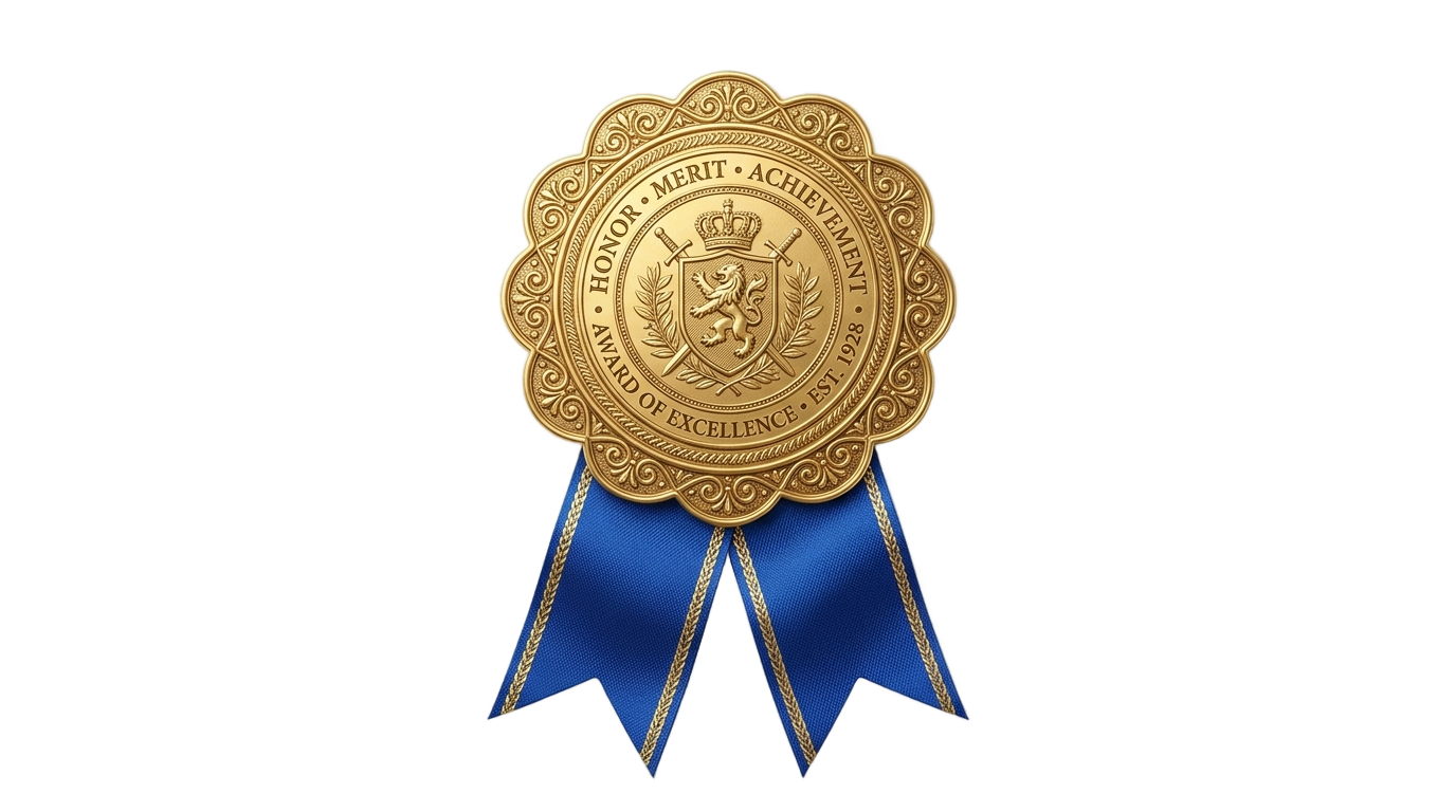 gold certificate badge png PNG transparent background
