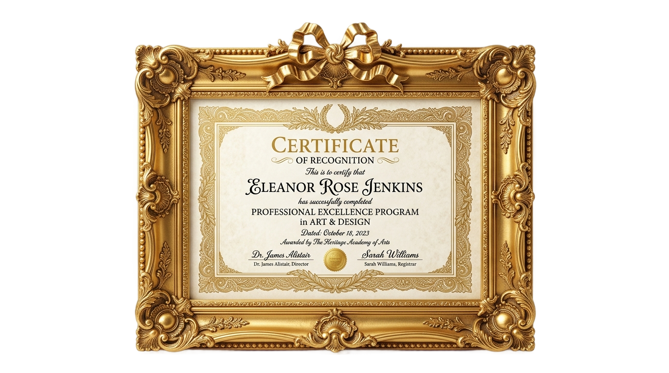 award photo frame png PNG transparent background