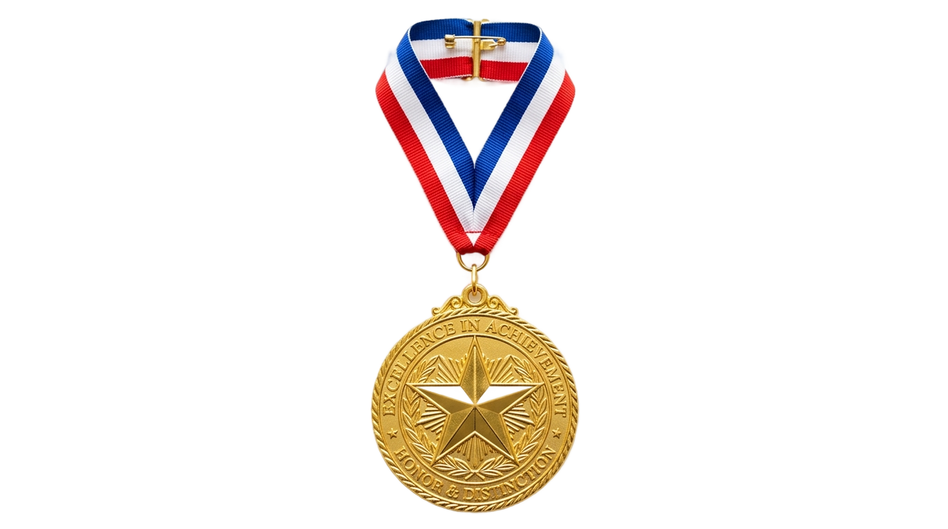 ribbon medal png PNG transparent background