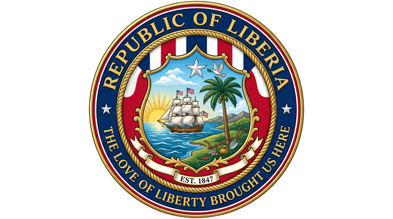 seal of liberia png PNG transparent background