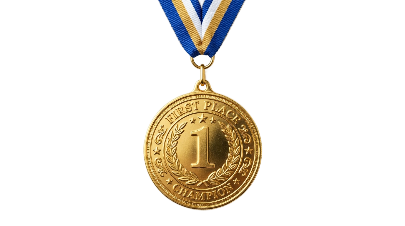 first prize medal png PNG transparent background