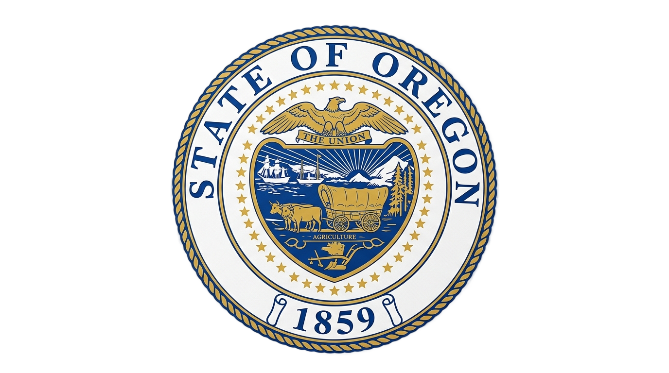 state of oregon seal png PNG transparent background