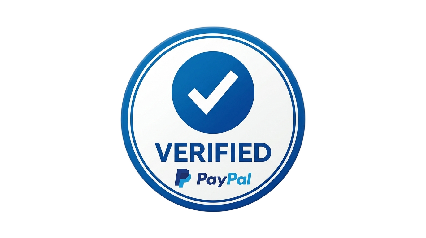 paypal verified seal png PNG transparent background