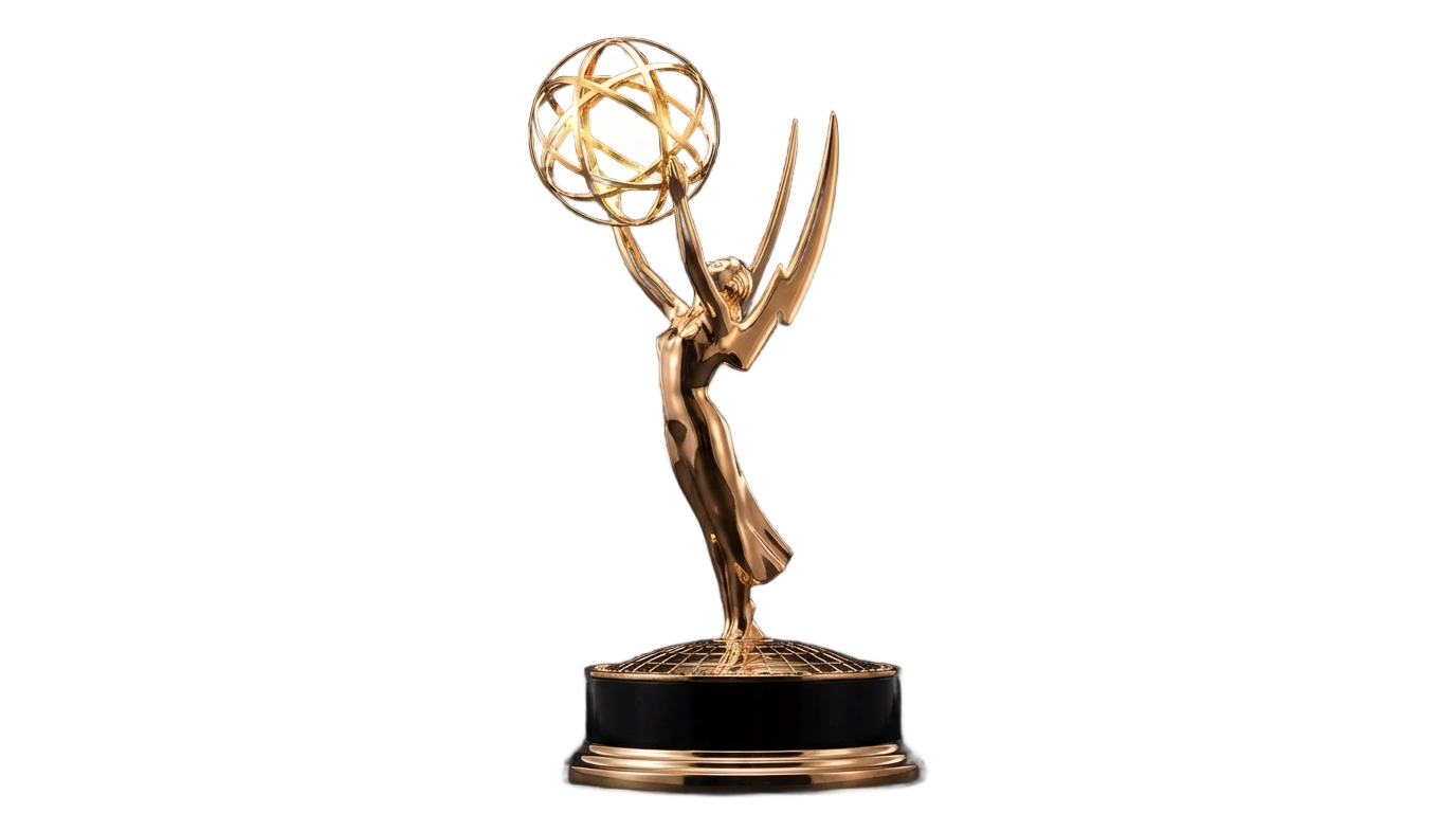 emmy award trophy png PNG transparent background
