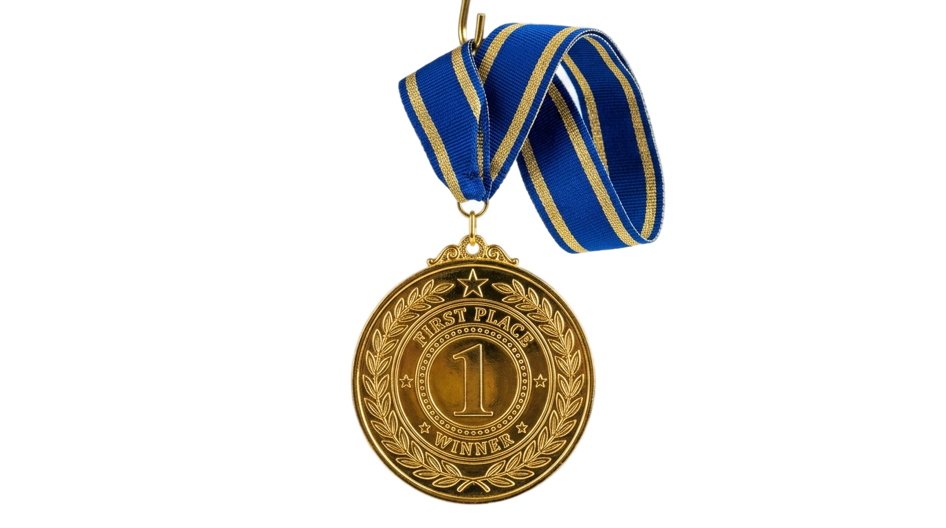first prize medal png PNG transparent background