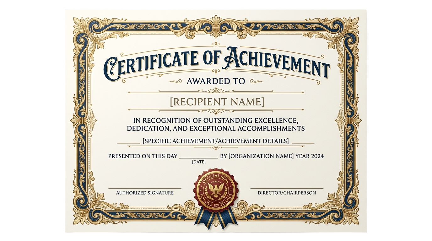 certificate of recognition png PNG transparent background