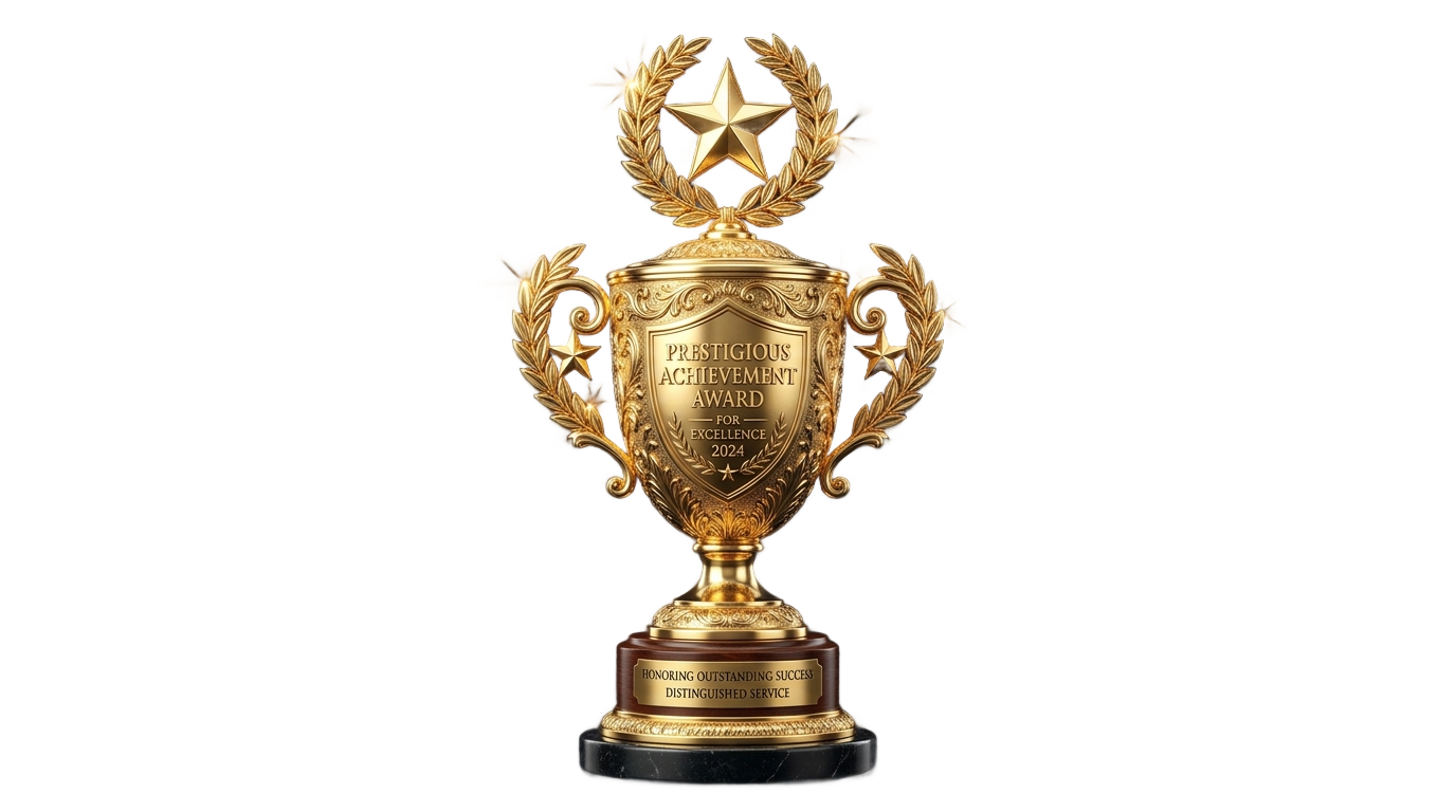 golden award png PNG transparent background