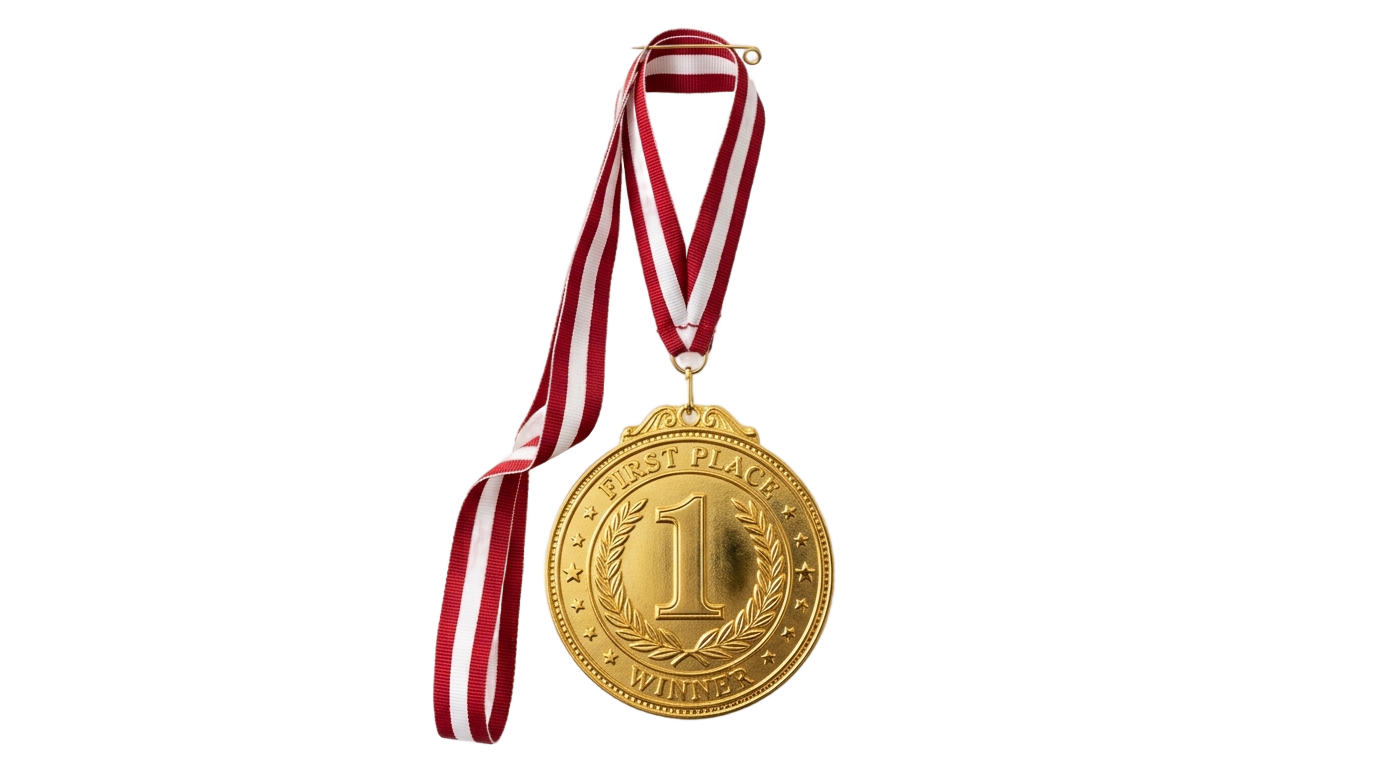 number 1 medal png PNG transparent background