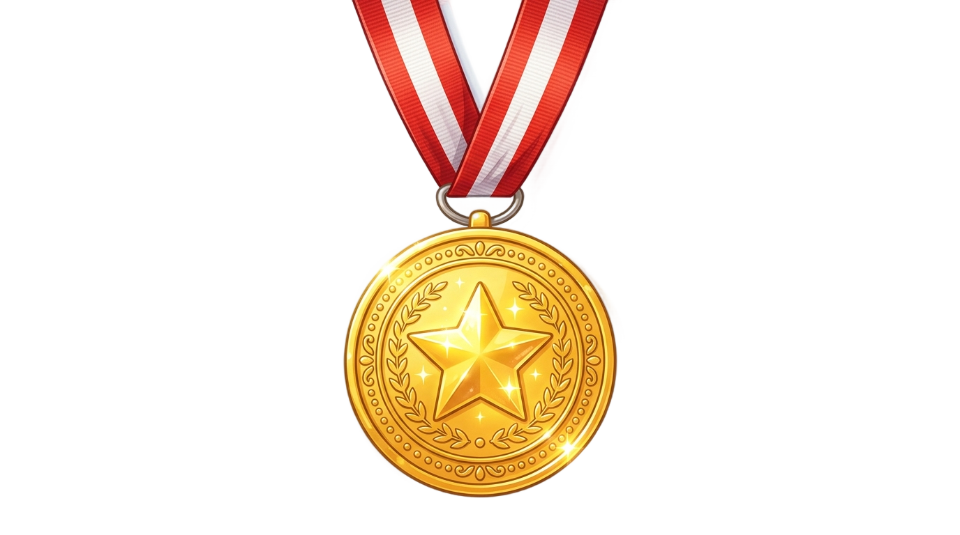 cartoon medal png PNG transparent background