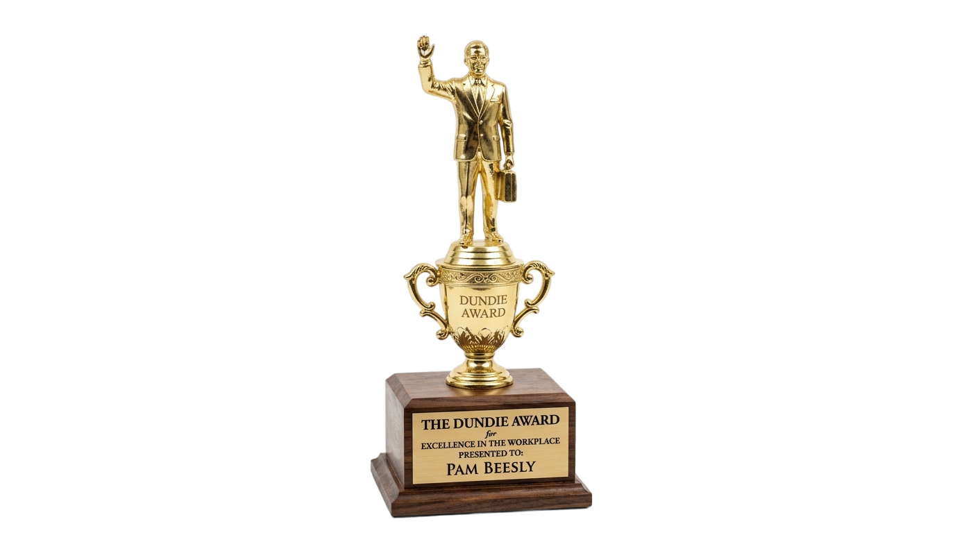 dundie award png PNG transparent background