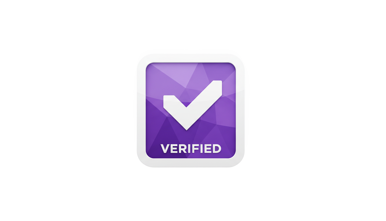 twitch partner badge png PNG transparent background