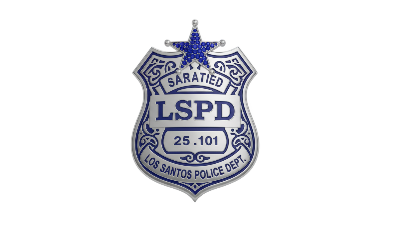 lspd badge png PNG transparent background