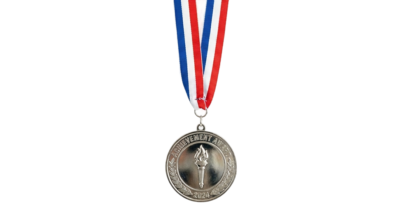 silver medal icon png PNG transparent background