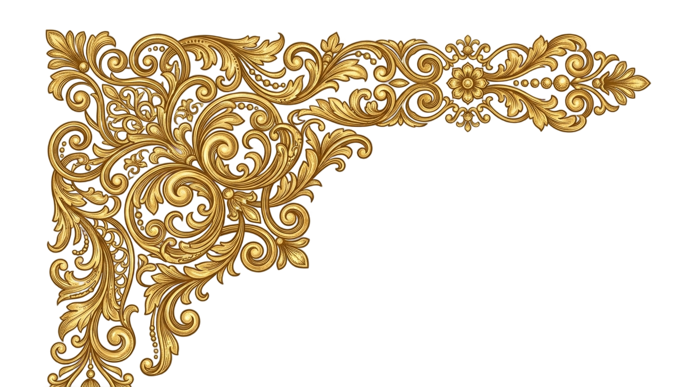 certificate corner design png PNG transparent background