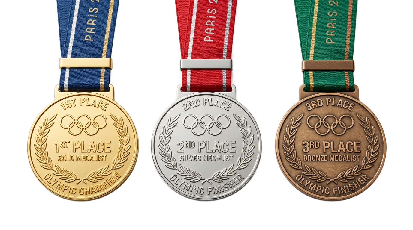 gold silver bronze medal png PNG transparent background